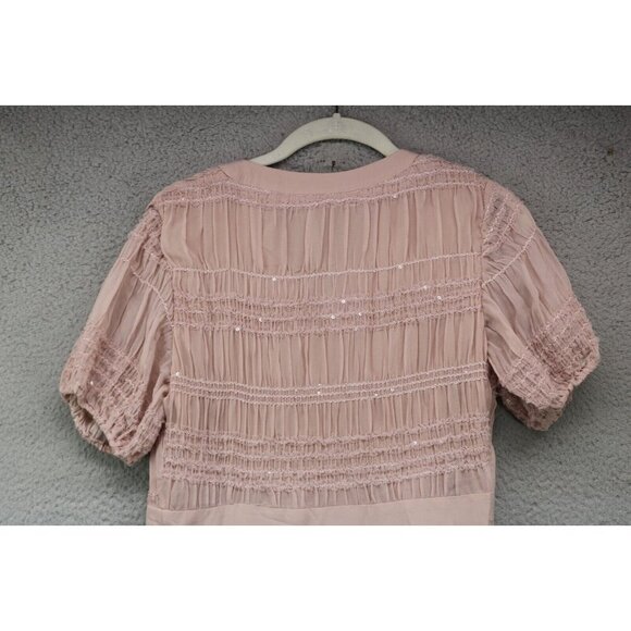 Daxi Retro Styling Tiered Sequin Vogues Best Dress-Size Large-Cottagecore-Rare - Picture 10 of 11